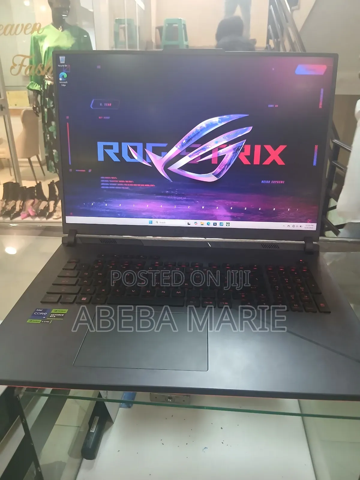 New Laptop Asus ROG Strix G16 G614 32GB Intel Core I9 SSD 2T
