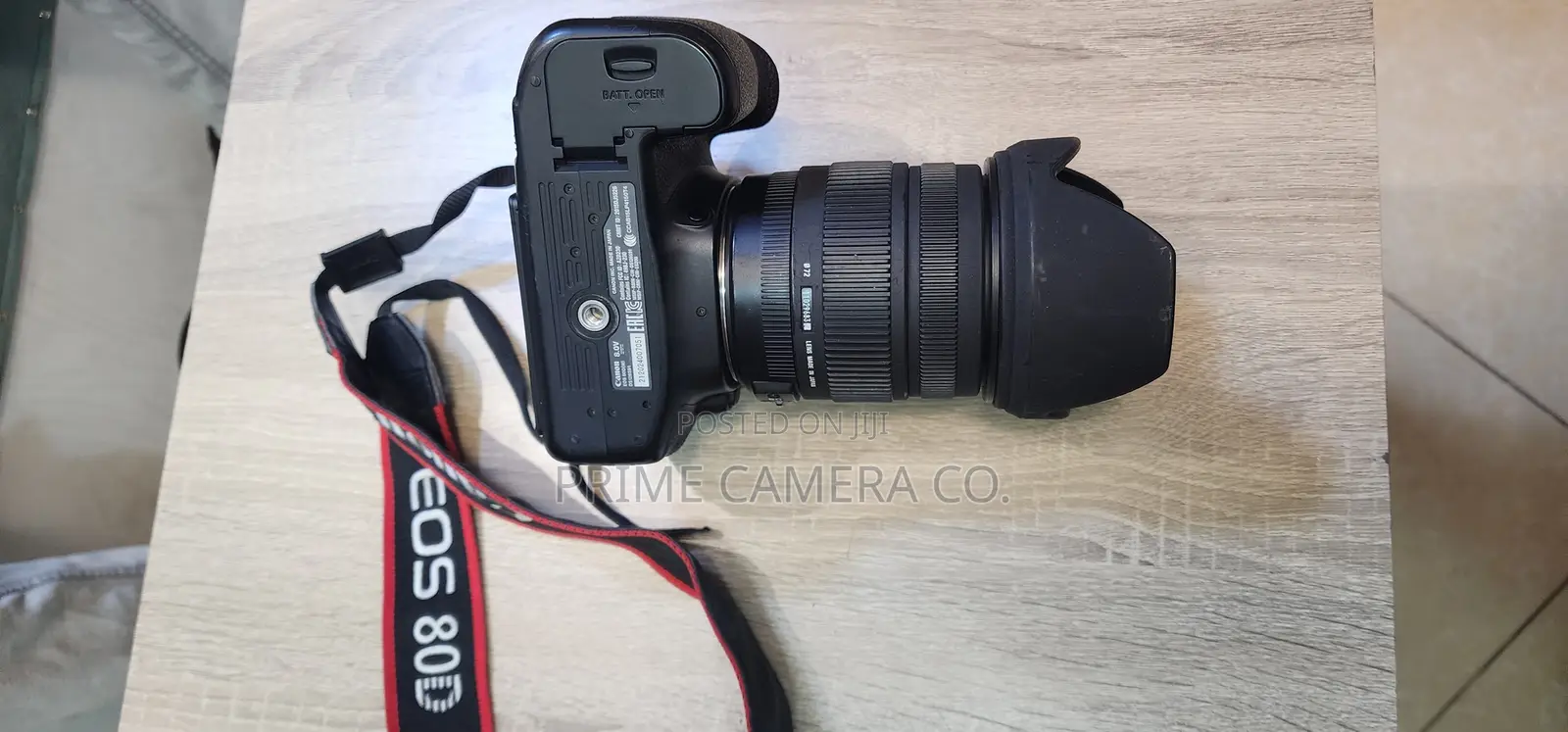 Canon Eos 80d Camera With Sigma 17-70mm F/2.8-4 Lens (Almost New)