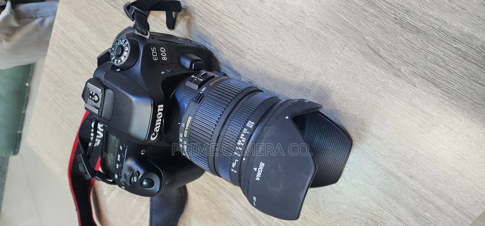 Canon Eos 80d Camera With Sigma 17-70mm F/2.8-4 Lens (Almost New)