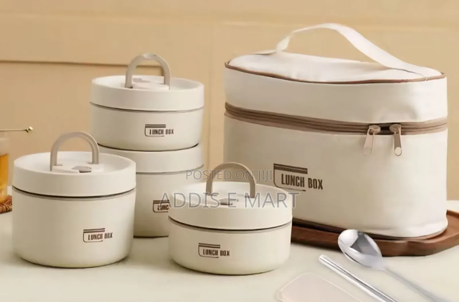 Portable Insulated Lunch Box Set