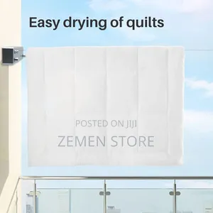 Double Retractable Clotheslines | ባለ ሁለት ገመድ ተስቦ የሚገባ የልብስ ማድረቂያ