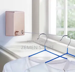 Double Retractable Clotheslines | ባለ ሁለት ገመድ ተስቦ የሚገባ የልብስ ማድረቂያ