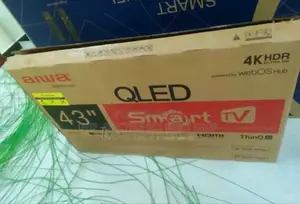 Aiwa 43 Inch Tv Smart HDR Qled Frameless New 2025 Products Tv
