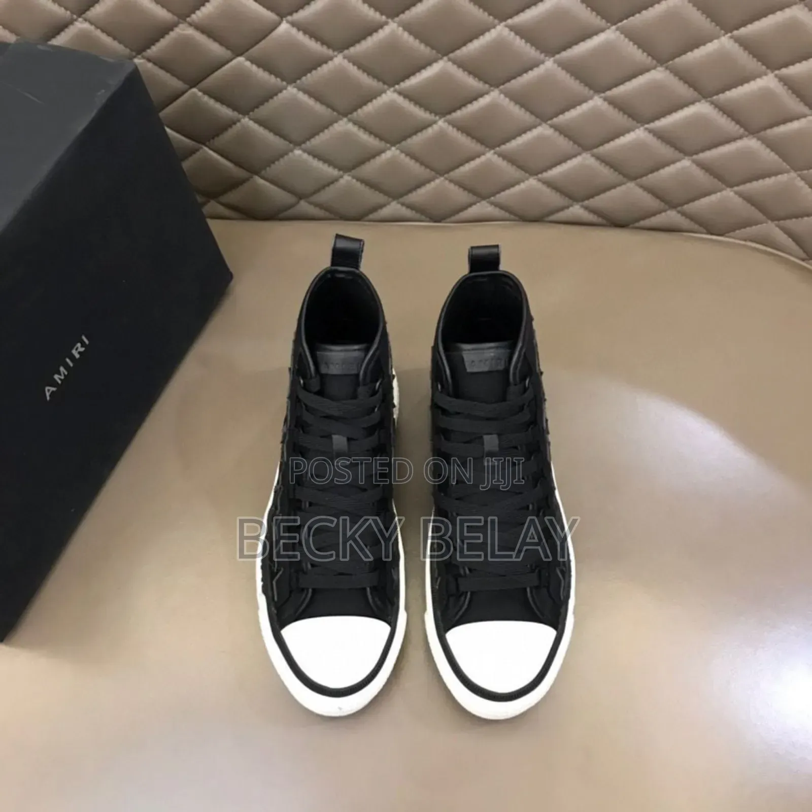 Amiri Stars Court High Top Shoes