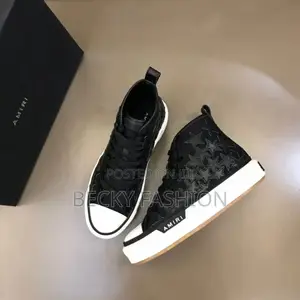 Amiri Stars Court High Top Shoes