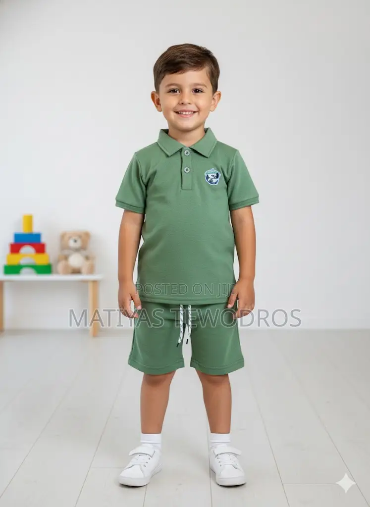 የልጆች ልብስ / ቲ ሸርት + ቁምጣ