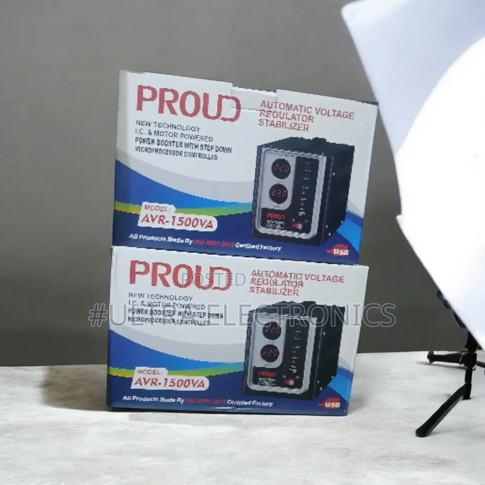 Proud Regulator Stabilizer. Technology: Features New I.C. Motor