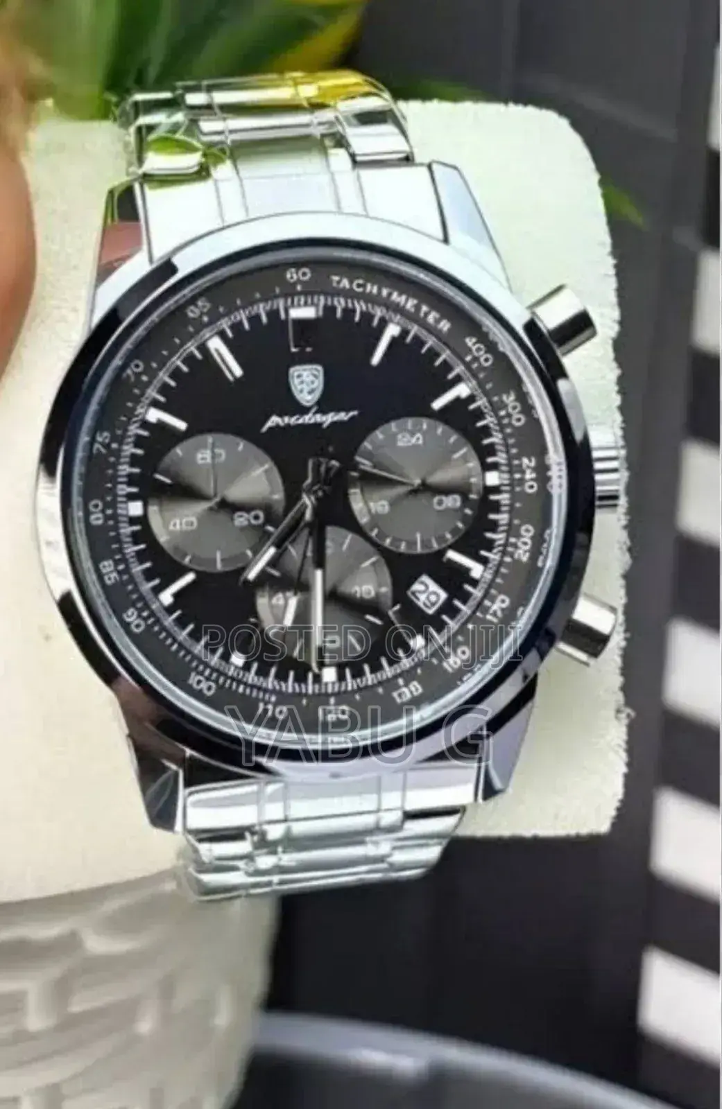 Swiss Brand Poedagar Multifunctional Chronograph Watch for Men