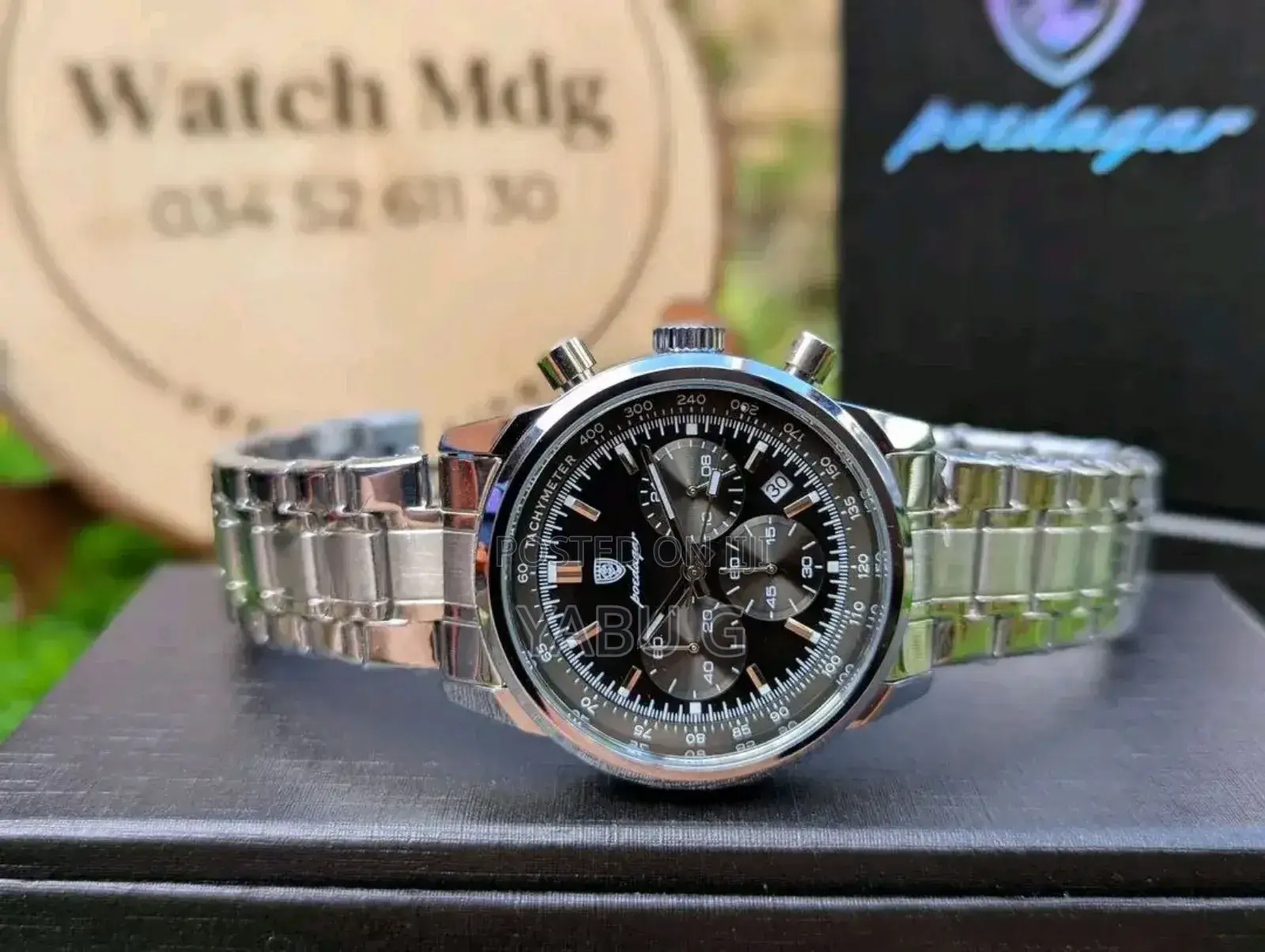 Swiss Brand Poedagar Multifunctional Chronograph Watch for Men