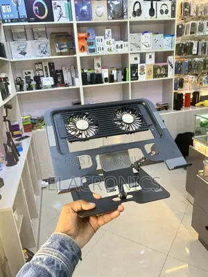 Ergonomic Portable Laptop and Pc Stand With 2 Fan