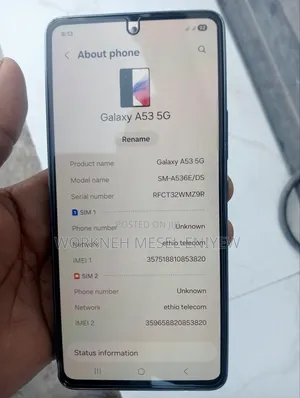 Samsung Galaxy A53 5G 128 GB Black