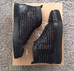 Christian Louboutin Black High Master Quality Shoes for You