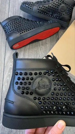 Christian Louboutin Black High Master Quality Shoes for You