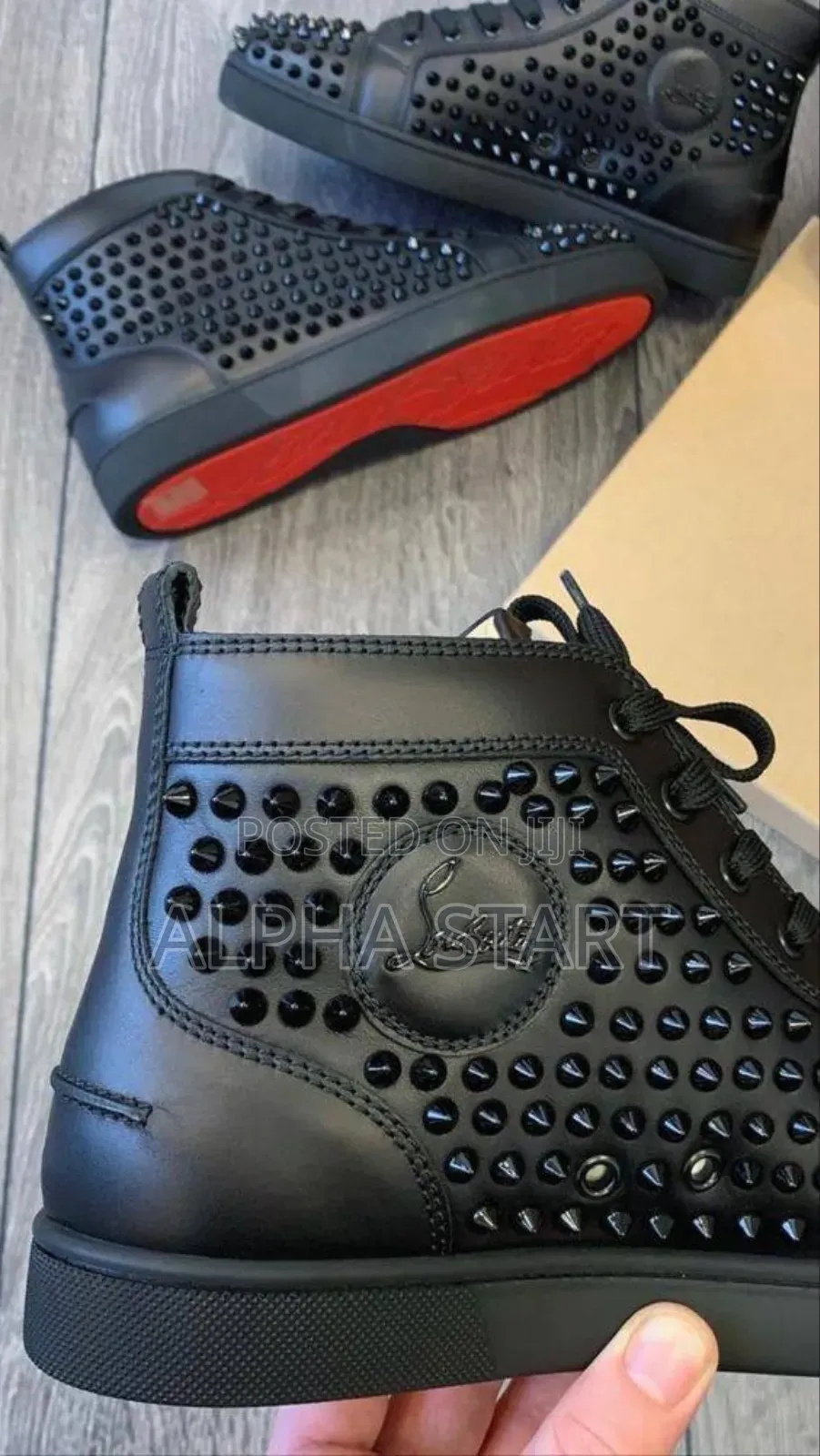 Christian Louboutin Black High Master Quality Shoes for You