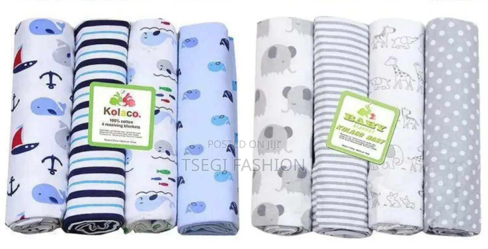 4pcs/Set Flannel Receiving Blanket