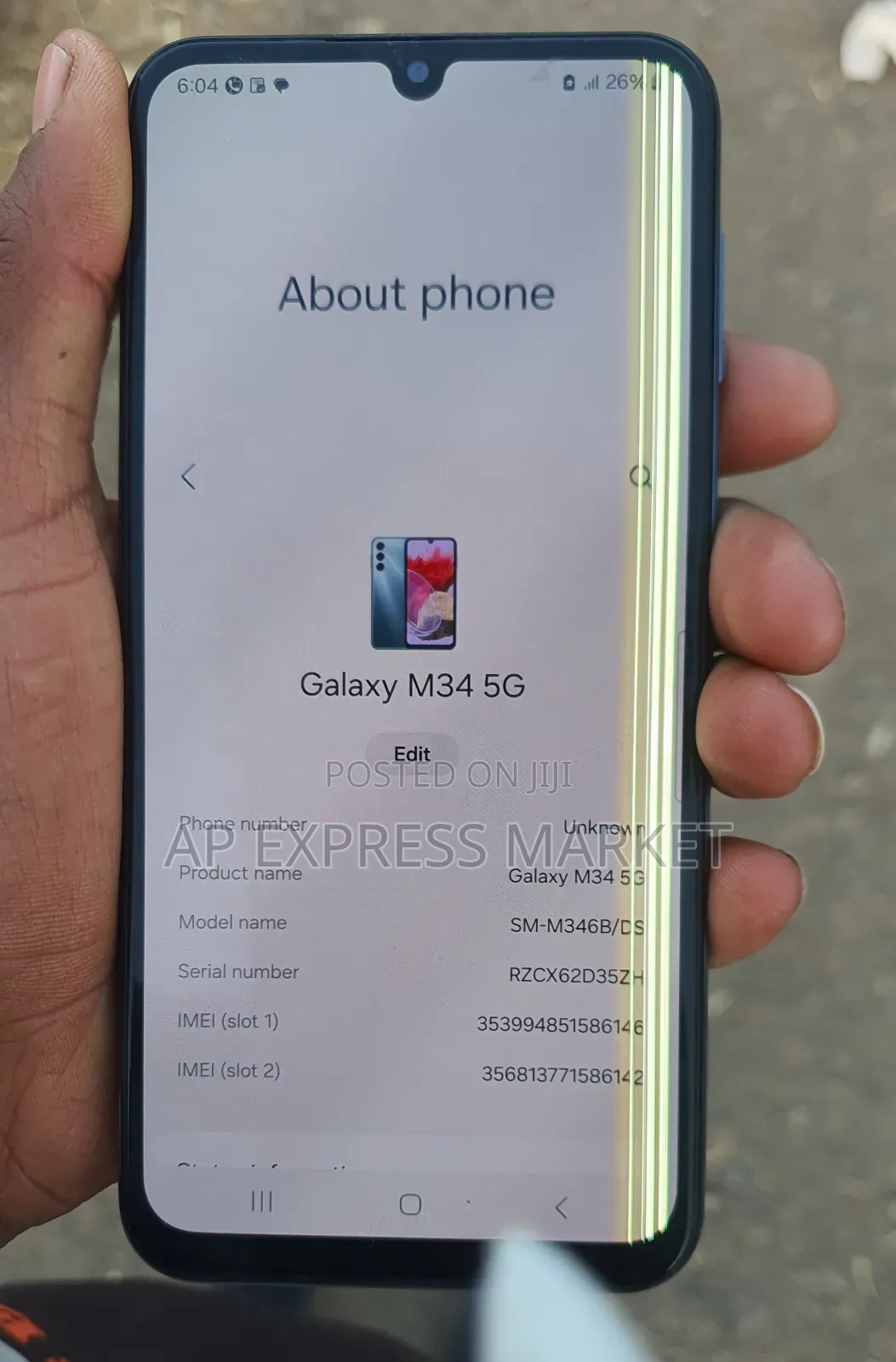 Samsung Galaxy M34 5G 128 GB Blue