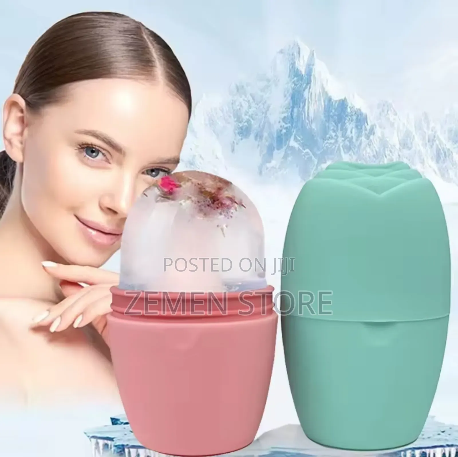 Silicone Ice Roller Massager | የፊት ውበት መጠበቂያ አይስ ሮለር