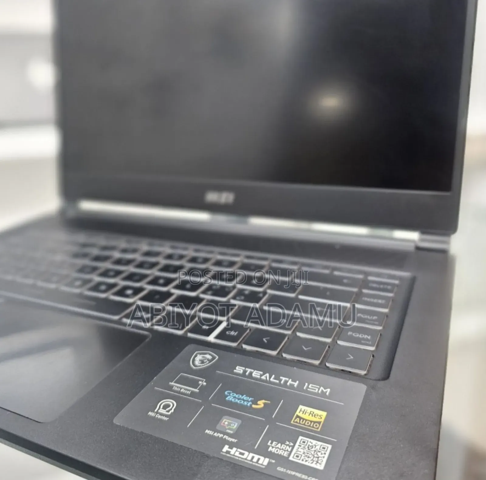 New Laptop MSI GS63 7RD Stealth 6GB Intel Core I7 SSD 512GB