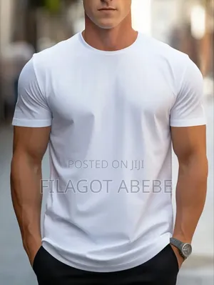 High-Quality Fabric Plsin White T-Shirt . Imported White Tshirt