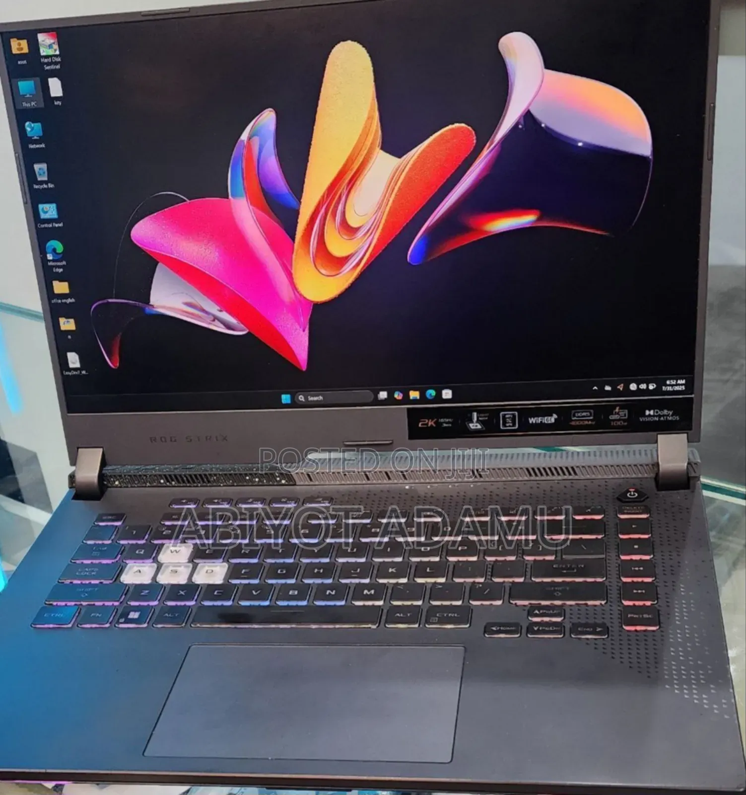 New Laptop Asus ROG Strix G15 16GB AMD Ryzen 7 SSD 512GB