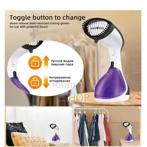 Safe Fast Steamer: Protects Clothes With Ceramic Heat