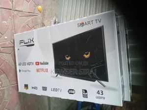 Flix 43inch Tv Smart Android New 20 25 Model Double Screen