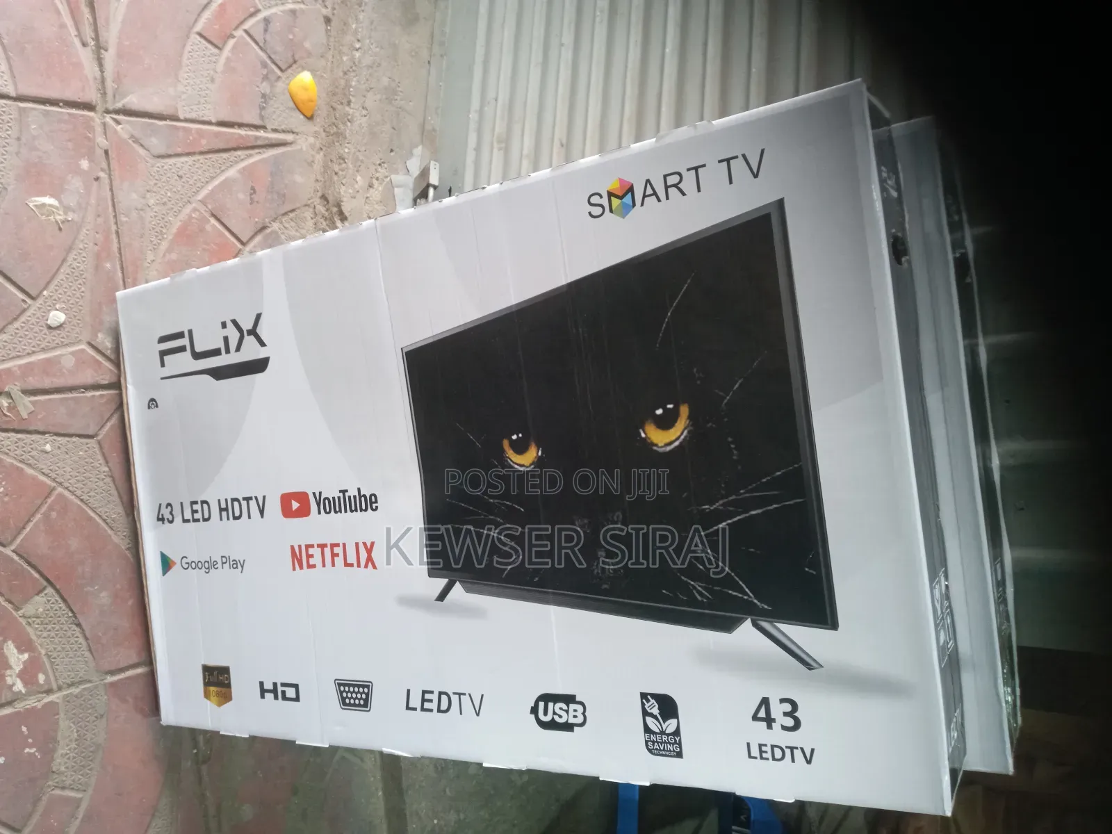 Flix 43inch Tv Smart Android New 20 25 Model Double Screen