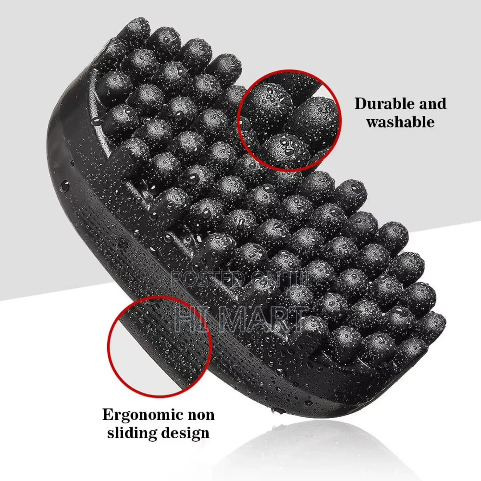 Rubber Hair Twist and Curl Brush