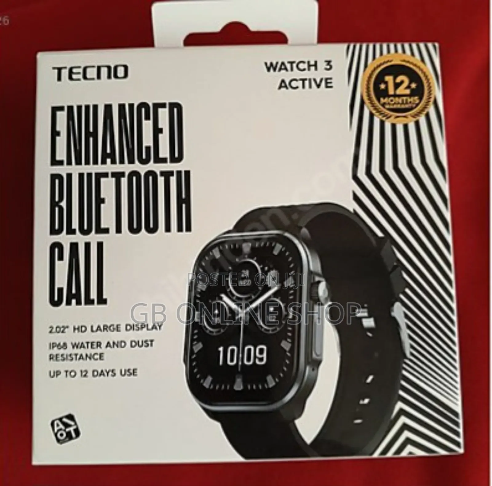 Tecno Watch 3 Active Smart Watch