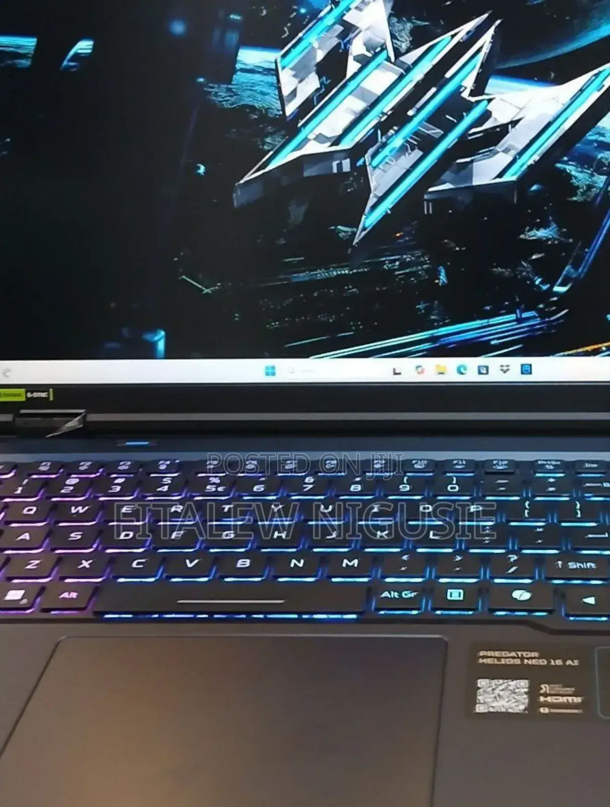 New Laptop Acer Predator Helios Neo 16 32GB Intel Core Ultra 9 SSD 1T