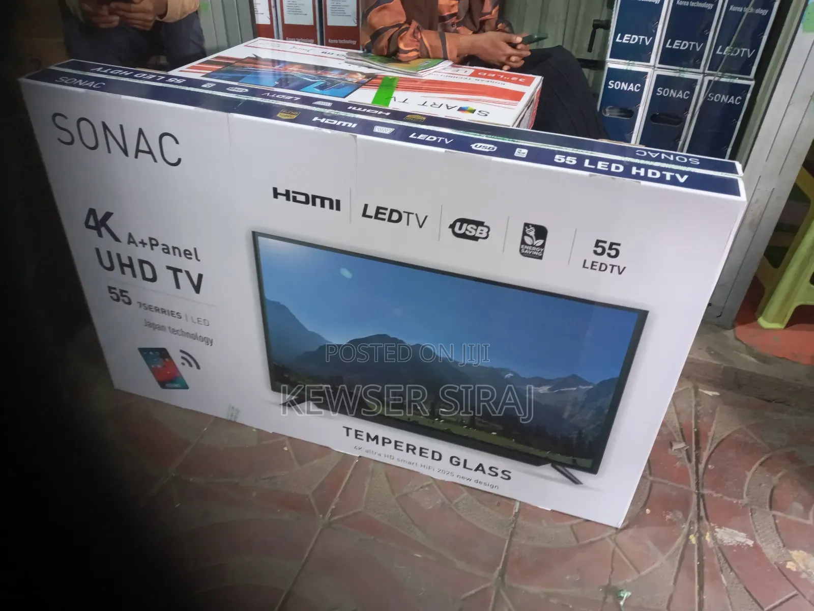 Sonac 55inch Tv Smart Android Double Screen Ledtv Full Hd Quality