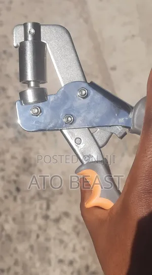 Handheld Grommet Eyelet Plier, a Manual Press Tool for Punching Holes