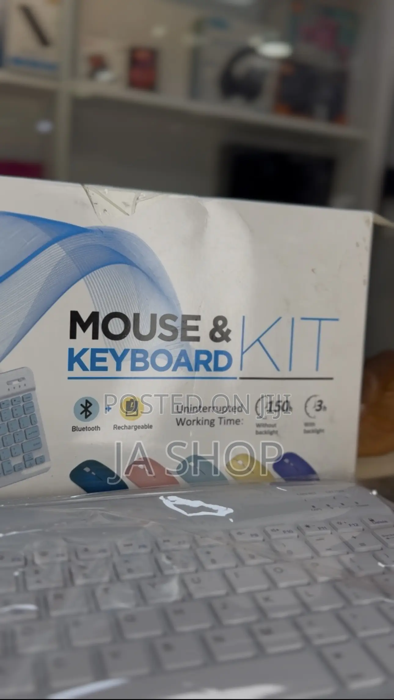 Ultra-Slim Rechargeable Bluetooth Keyboard Mouse Kit