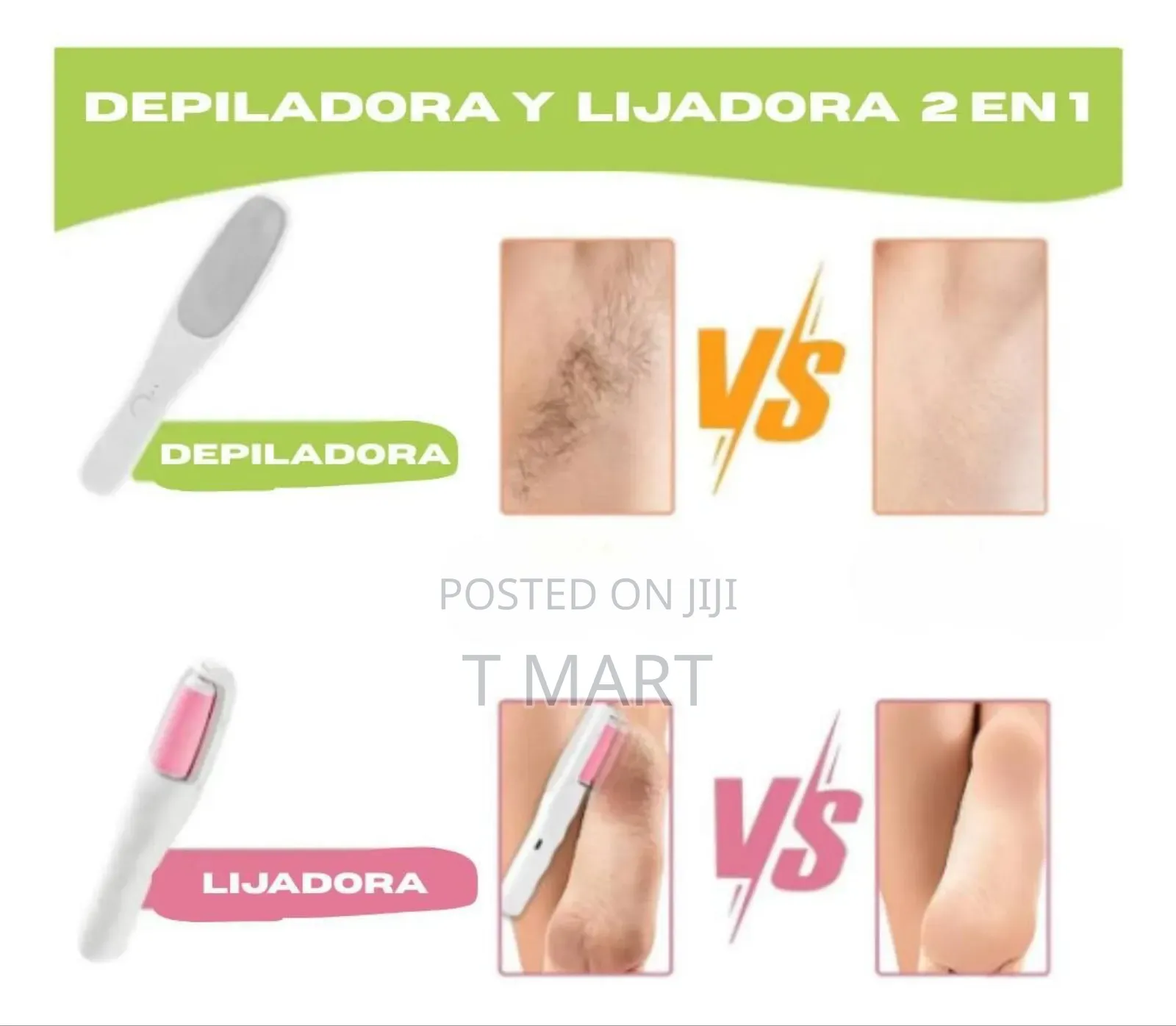 Electric Foot Grinder and Hair Remover