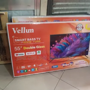Vellum Smart Tv 55 Inch Android Doubel Gelass Tv 2025 Model