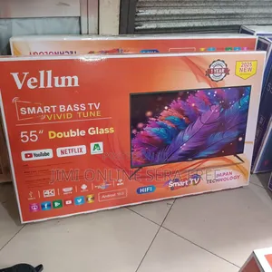 Vellum Smart Tv 55 Inch Android Doubel Gelass Tv 2025 Model