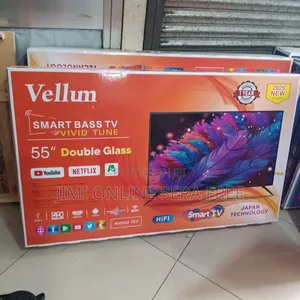 Vellum Smart Tv 55 Inch Android Doubel Gelass Tv 2025 Model