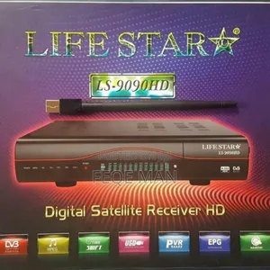 Lifestar 9090 Hd Satellite Receiver – Slightly Used –Working Perfectly
