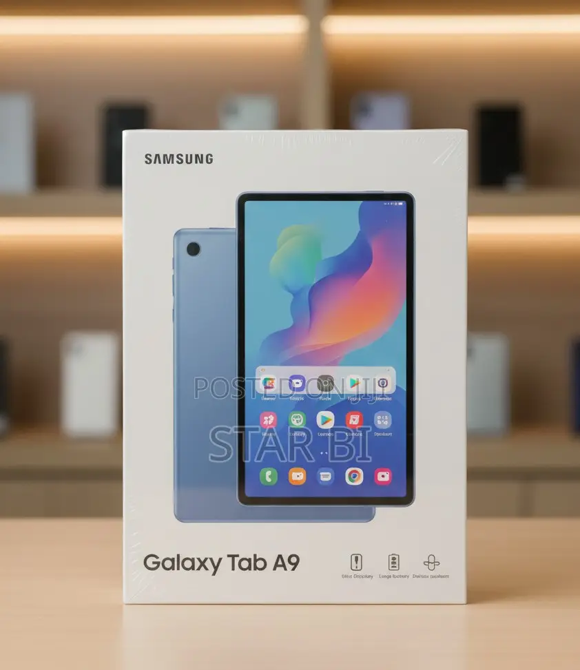 New Samsung Galaxy Tab A9 64 GB Black