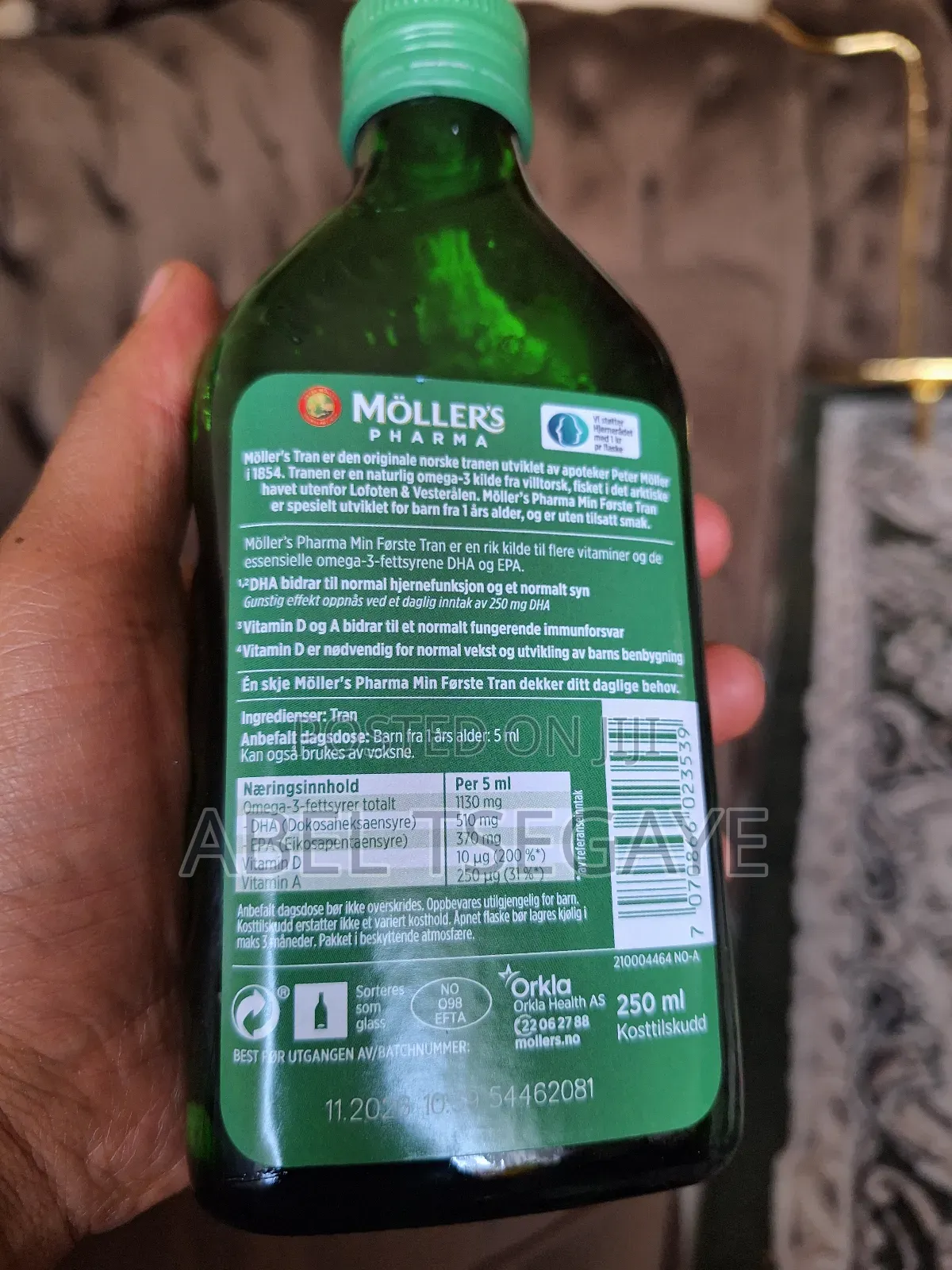 Moller's Tran Fish Oil (Norwegian Brand Cod Liver Oil Supplements)