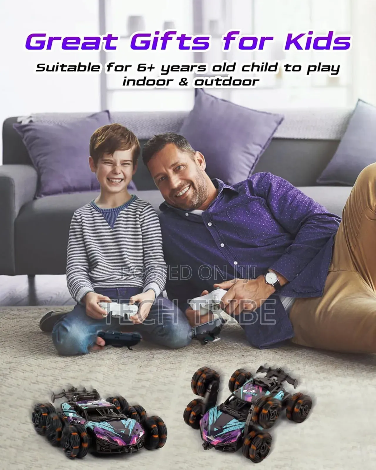 Alloy Spray Music Lighting Rc Stunt Car 360° Drift and 360 Rotation