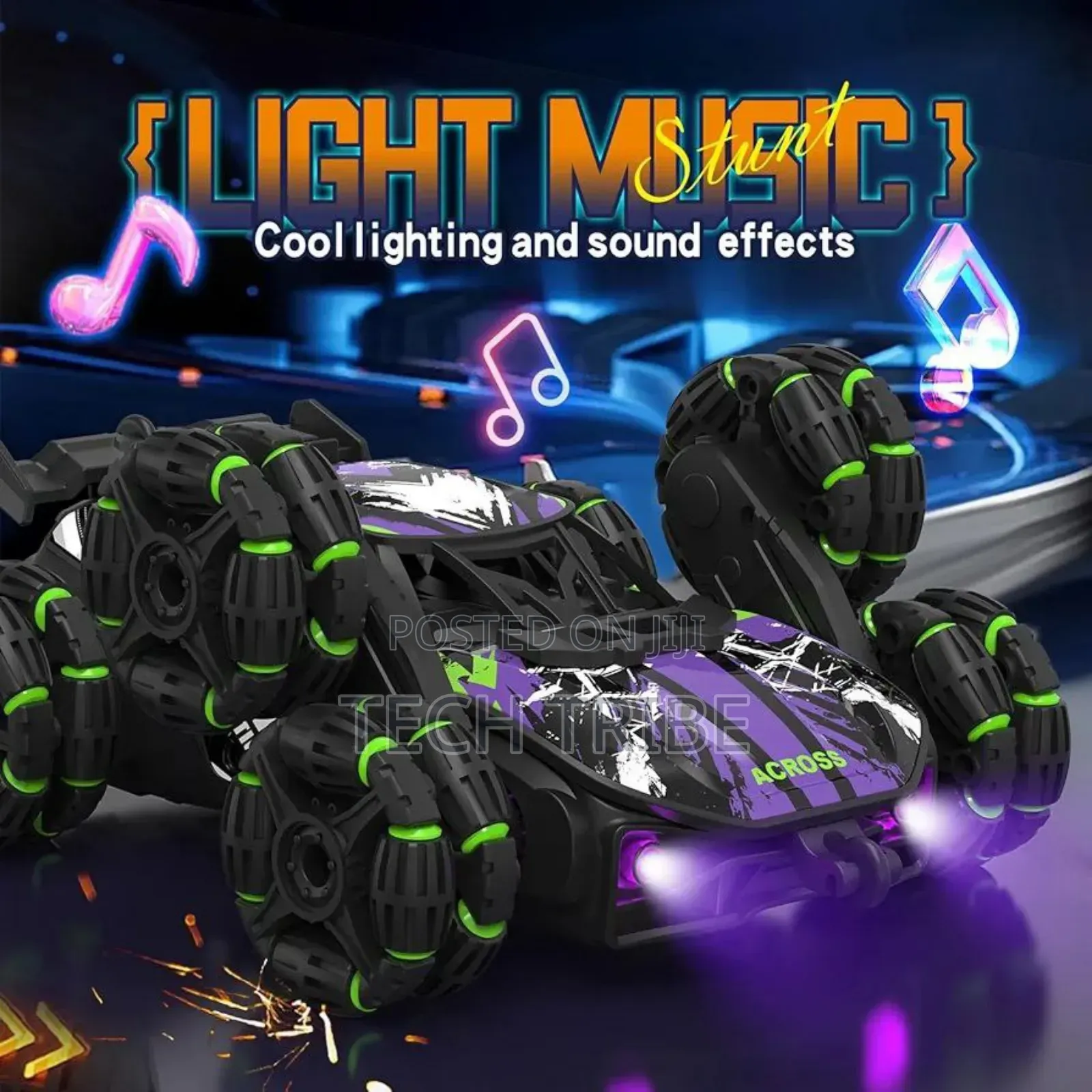 Alloy Spray Music Lighting Rc Stunt Car 360° Drift and 360 Rotation