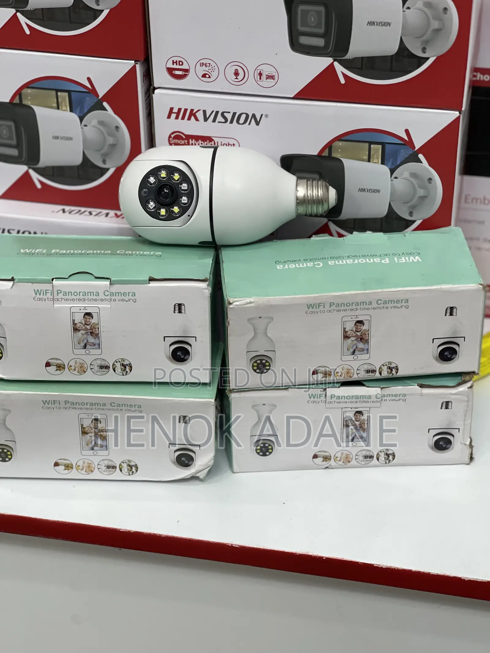 Bulb 360 Degrees Security Camera