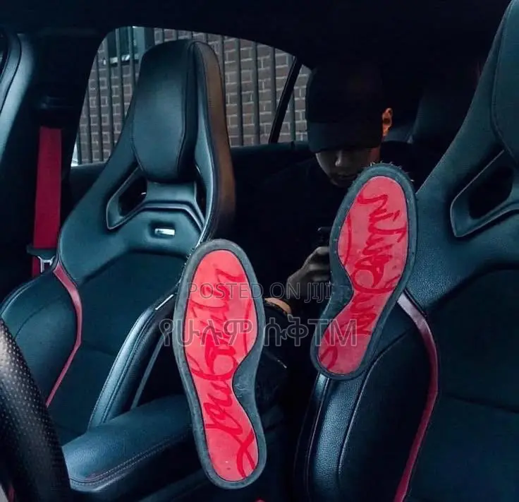 Christian Louboutin Red Bottoms ‘Triple Black’ Mid Boots Men’S Shoes