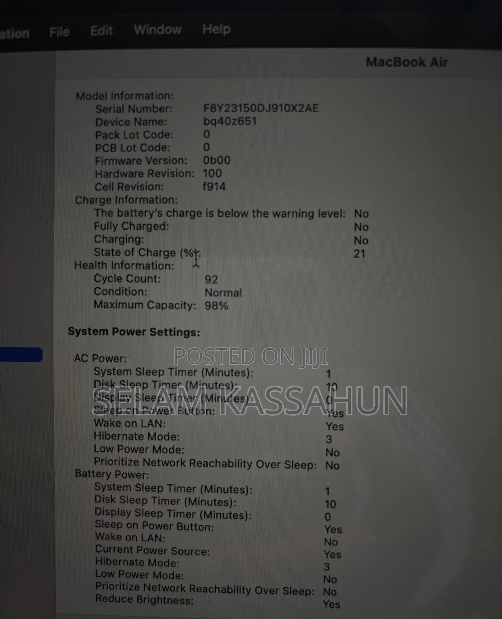 Laptop Apple MacBook Air 2023 M2 8GB Apple M2 SSD 256GB