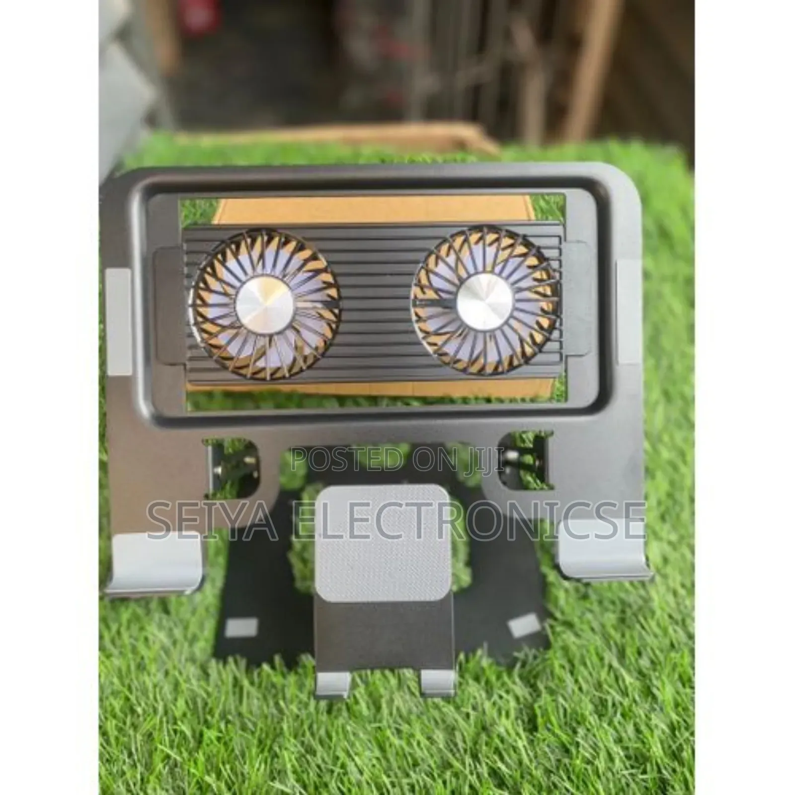 Laptop Stand With Fane Mobile Phone Holder