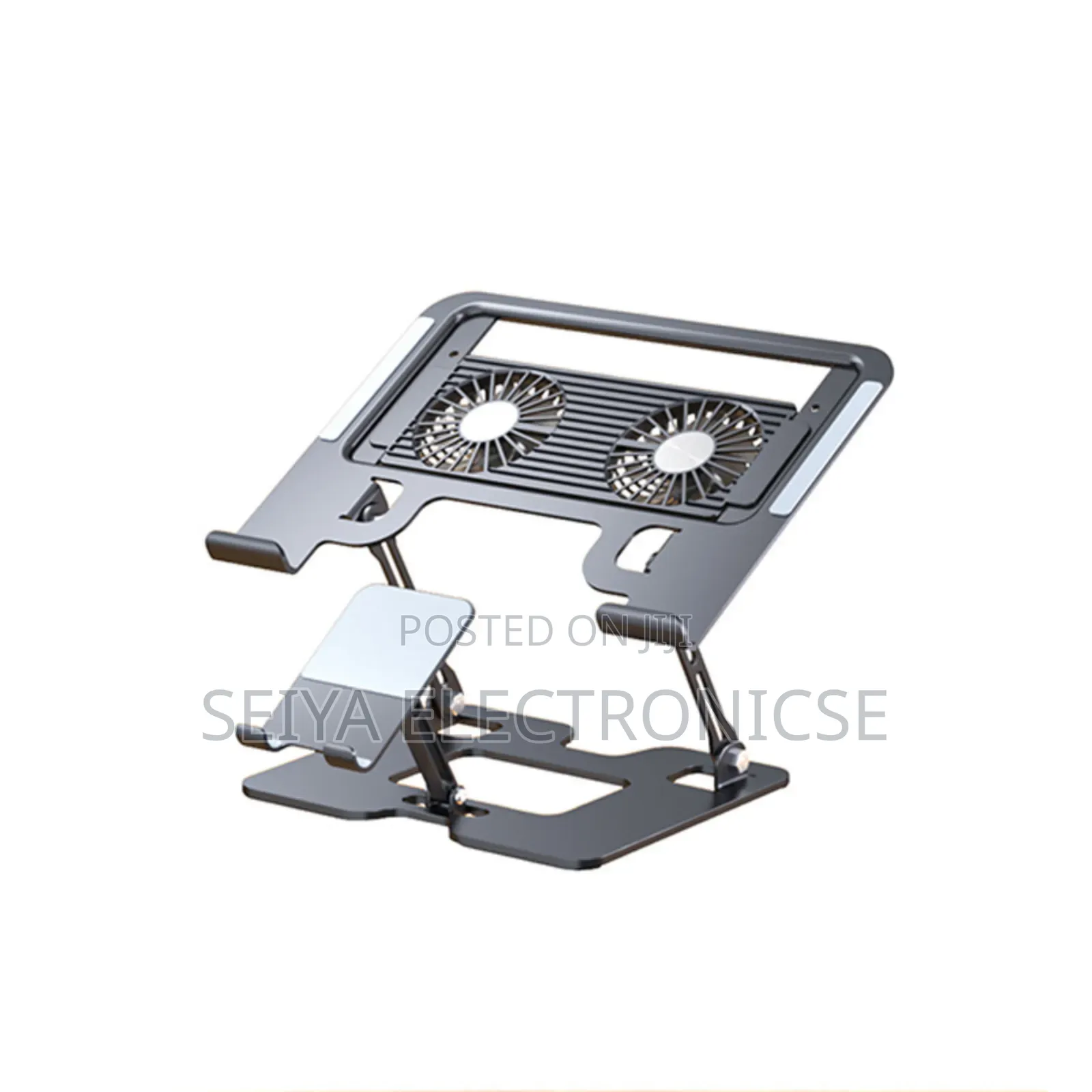 Laptop Stand With Fane Mobile Phone Holder