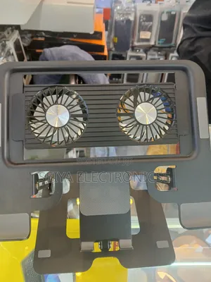 Laptop Stand With Fane Mobile Phone Holder