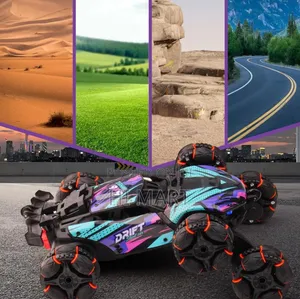 Alloy Spray Lighting Playing Rc Stunt Car