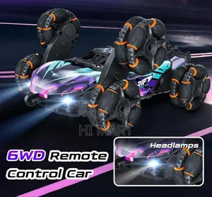 Alloy Spray Lighting Playing Rc Stunt Car